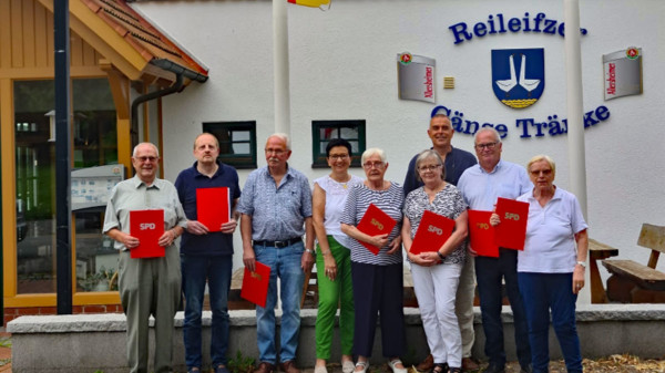 Bild der geehrten Mitglieder